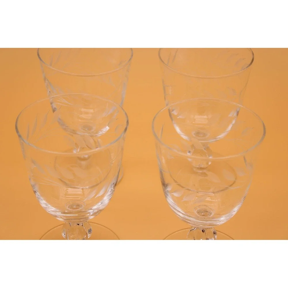 Libbey Wheat Golden Wheat Wine Glass Set 4 Pieces